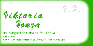 viktoria homza business card